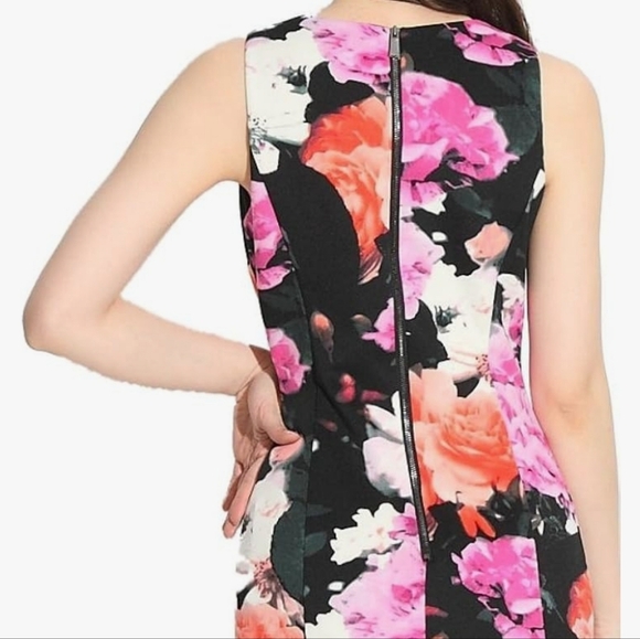 Vince Camuto Floral Scuba Sheath Dress | Size 12 - Picture 3 of 8